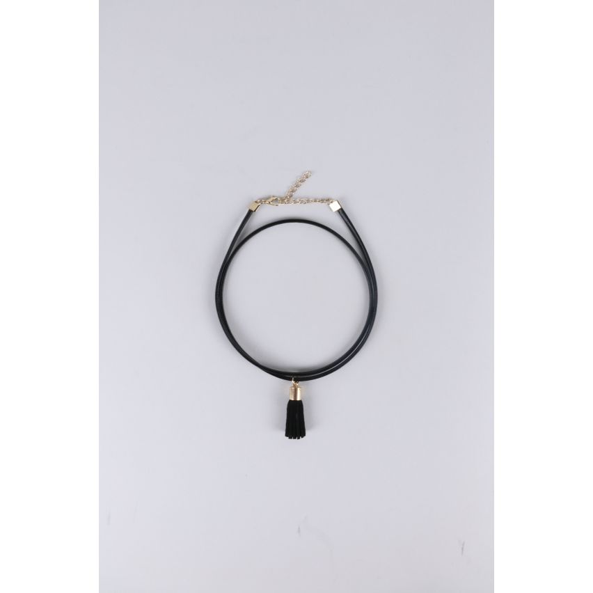 Lovemystyle Choker ketting met franje Detail