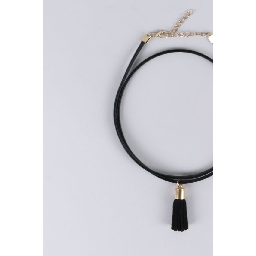 Lovemystyle Choker ketting met franje Detail