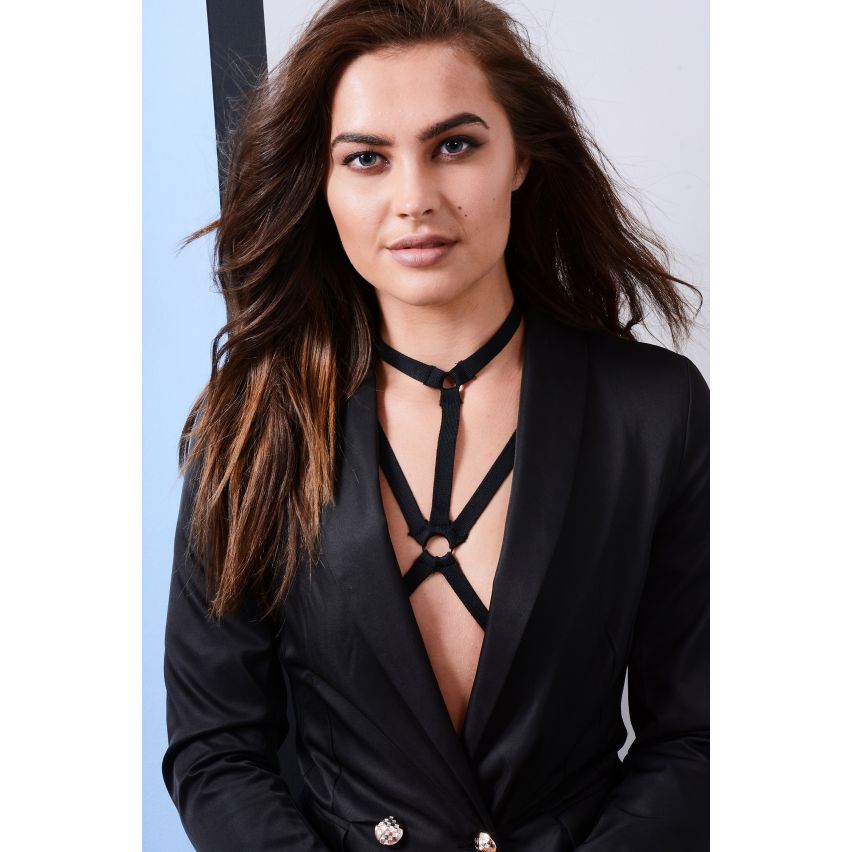 Lovemystyle Multi Strap Bralette Körpergeschirr In schwarz