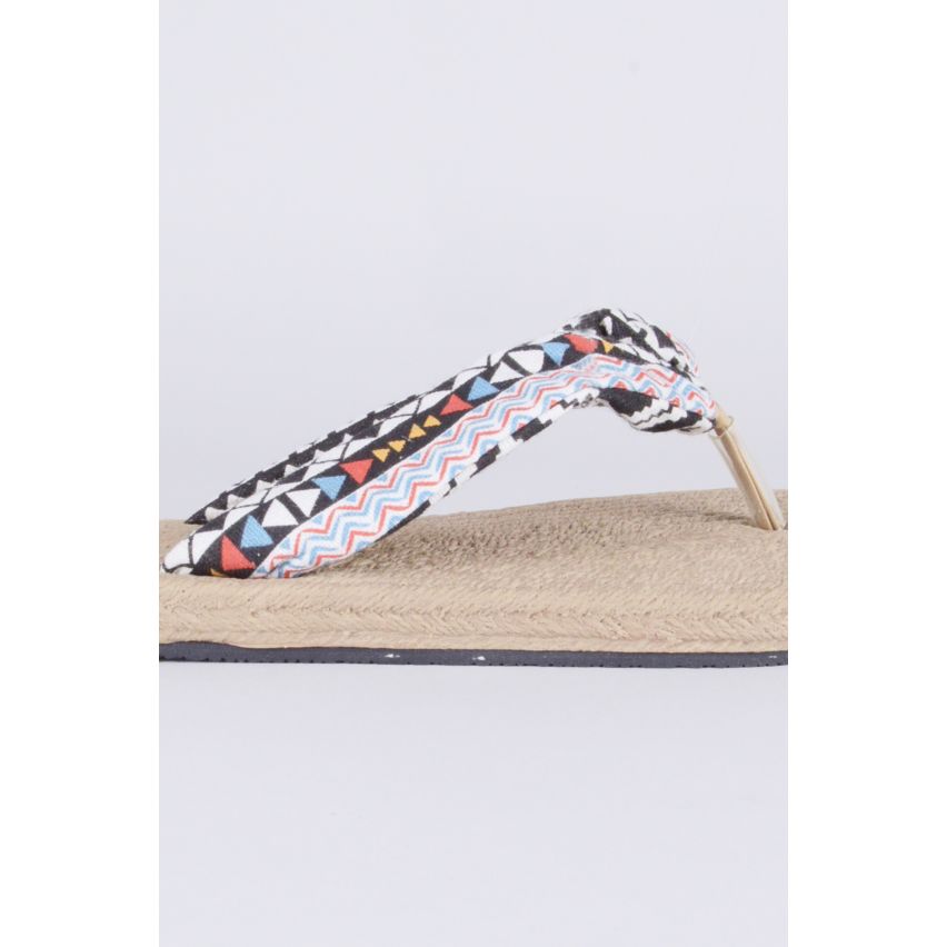 Lovemystyle Stoff Sandalen mit Aztec Stil drucken