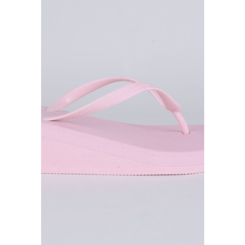 Lovemystyle Baby Rosa Keil Flip Flop Sandalen