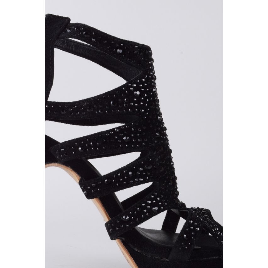 Lovemystyle verschönert Plateau-Heels In schwarz