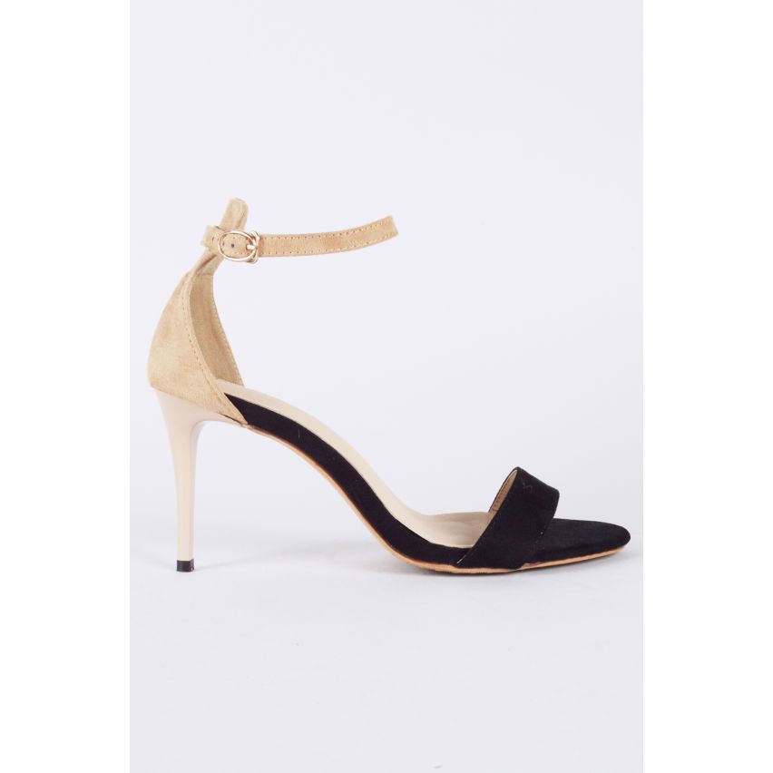 Afgeronde Lovemystyle Suede riem er nauwelijks hakken