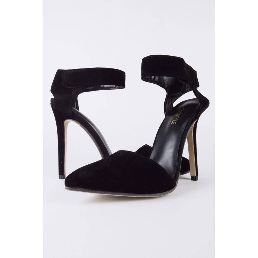 Lovemystyle velours a talons en noir