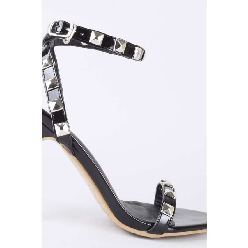 Lovemystyle bezaaid nauwelijks er Patent hakken In zwart