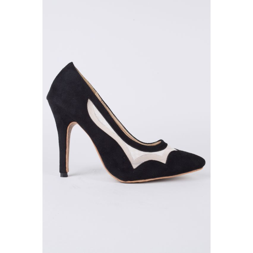 Lovemystyle enkel Tie bezaaid hakken In zwart