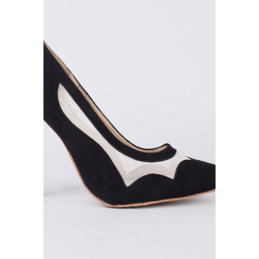 Lovemystyle enkel Tie bezaaid hakken In zwart