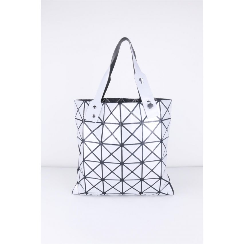 Lovemystyle Silber und Schwarzes Dreieck-Tasche