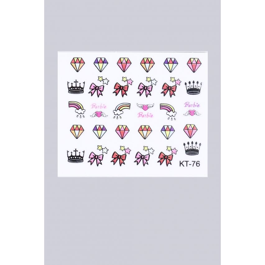 Lovemystyle Transfer Nail Tattoos With Bows And Diamonds