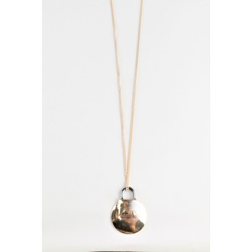Lovemystyle Suede Choker With Plunge Padlock