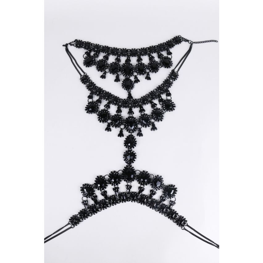 Lovemystyle lourds noir empierré harnais