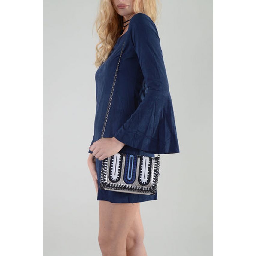 Lovemystyle drei getönten weißen, blauen und schwarzen Seitentasche