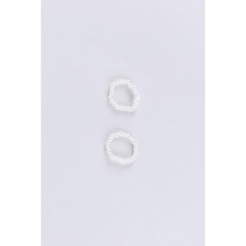 Lovemystyle Multi Pack of White Pearl Toe Rings