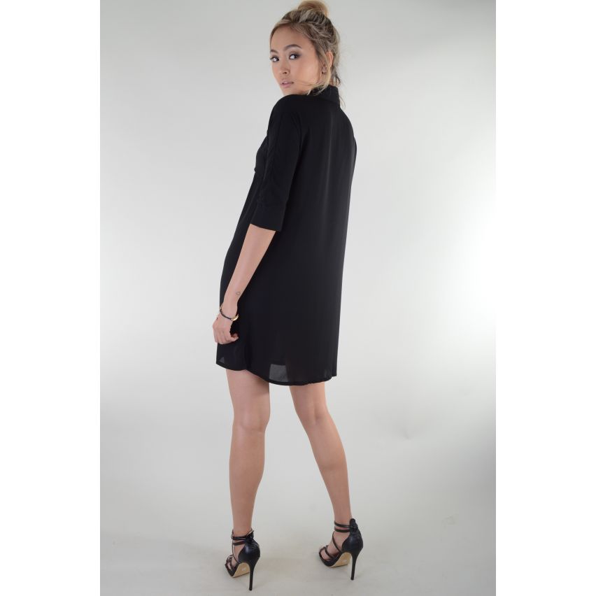 Lovemystyle Button-Down Hemdblusenkleid mit Kragen
