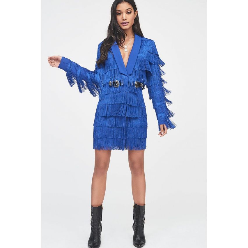 Lavish alice fringe dress deals