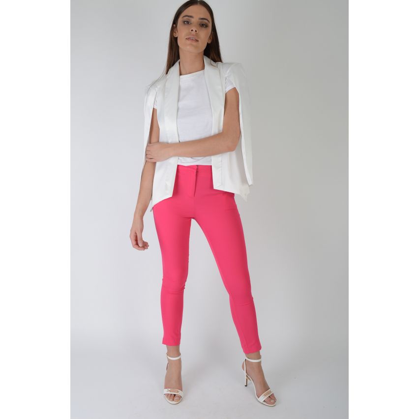 Lovemystyle White Blazer With Cape Split Sleeves - SAMPLE