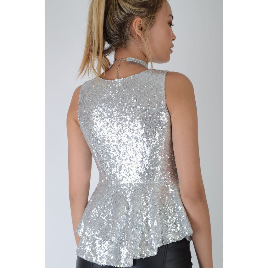 Lovemystyle alles über Silber Pailletten Schößchen