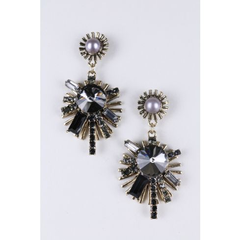 Boucles d’oreilles Chandelier de Lovemystyle or avec cristaux