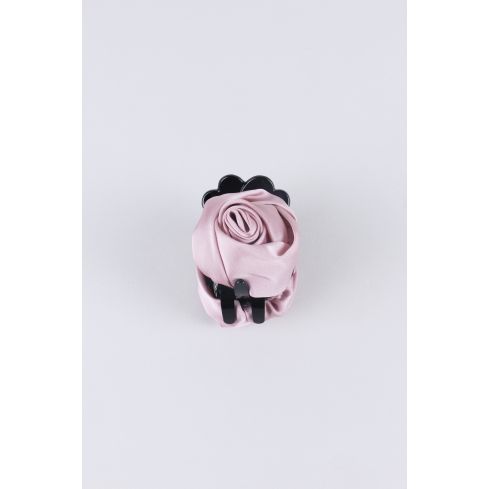 Lovemystyle Dusky Pink Silk Rose Clasp Hair Slide