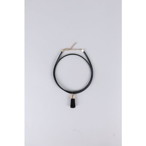Lovemystyle Choker Necklace With Tassel Detail