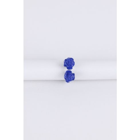 Lovemystyle blau geformten Ring mit Rose geruhen