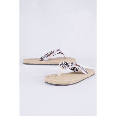 Lovemystyle Fabric Sandals With Aztec Style Print