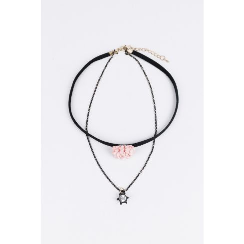 Collier Lovemystyle tour de cou avec détail de gland