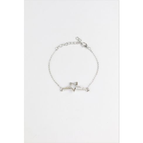 Lovemystyle pulsera con detalle de estrella fugaz de Diamante