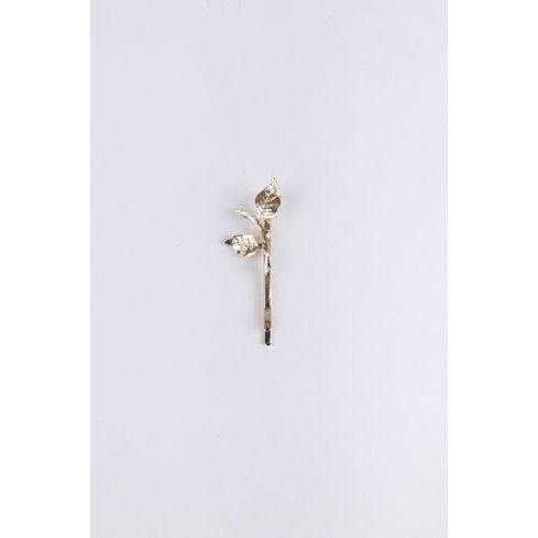 Lovemystyle Gold Hair Slide With Leaf and Branch
